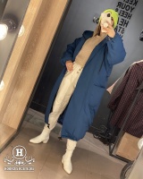 کاپشن پشم شیشه دار کلاهدار مزونی