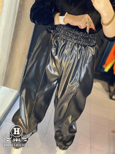 شلوار چرم کمر کش