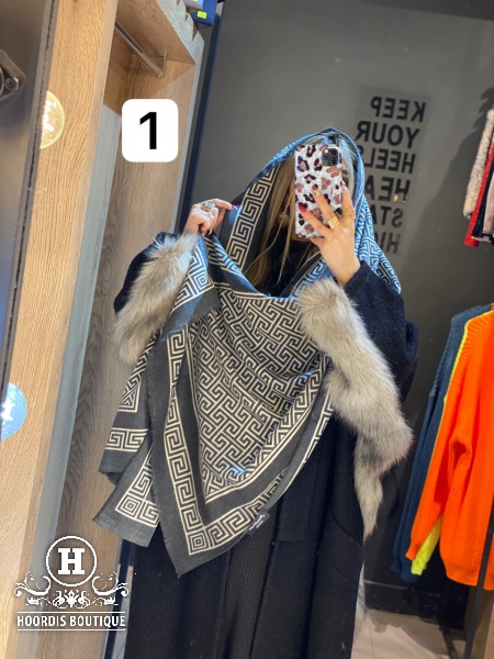 شال موهر طرح ورساچی