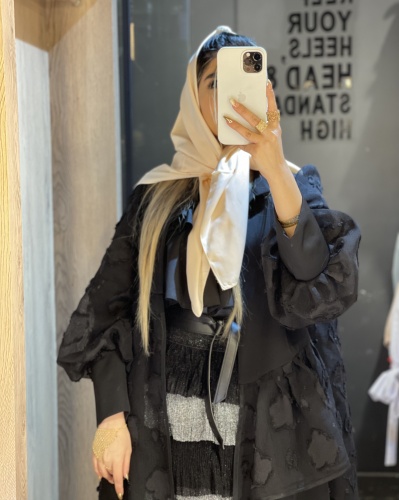 روسری ساتن