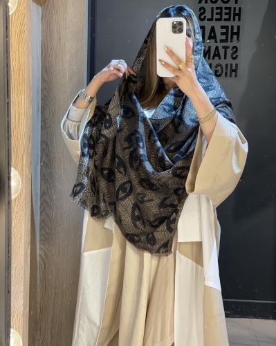شال طرح چشم