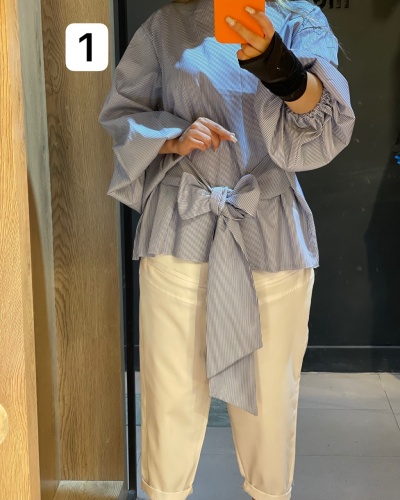 بلوز پاپیونی