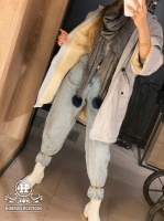 کاپشن داخل خز دار