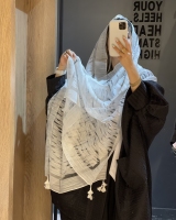شال یاخما منگوله دار