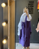 مانتو سه تیکه(دامن، شومیز، رویه)