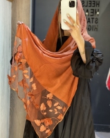 شال دستک گل برجسته