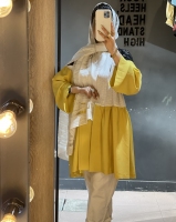 مانتو چین دار