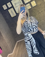 بلوز رومی یکطرفه گره ای