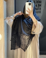 شال مشکی مجلسی