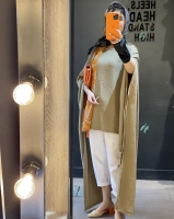 مانتو جلو کوتاه