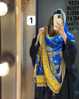 شال نخی منگوله دار