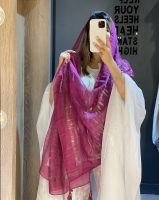 شال یاخما منگوله دار