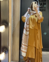 مانتو طبقه ای جلو بسته