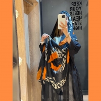 شال نخی منگوله دار