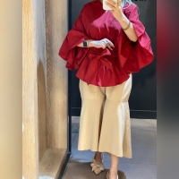 بلوز کمر کش پاپیونی