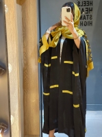 مانتو نوار دوزی شده