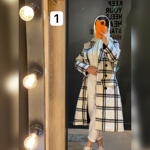 پالتو چهارخونه استردار