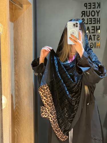 شال مخمل دستک پلنگی