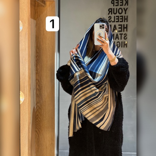 شال موهر راه راه
