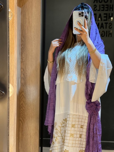 شال مزونی دستک گل