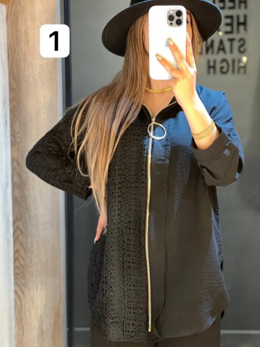 شومیز یکطرف دانتل