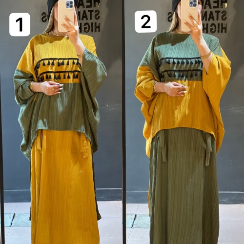 مانتو دو تیکه(سرافون و رویه)