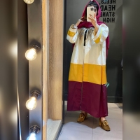 مانتو سه رنگ