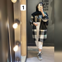 پالتو مزونی ترکیبی چرم و فوتر