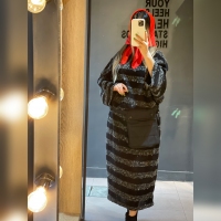 مانتو پاییزه جلو بسته جیب دار