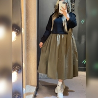 بارونی مزونی جلو بسته کلاهدار
