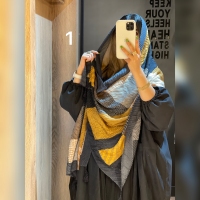 شال پاییزه طرح میکس