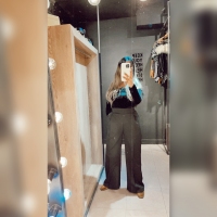 شلوار بگ پشت کش