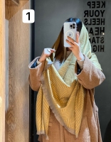 شال موهر طرح خشتی