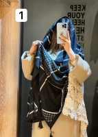شال موهر طرح زنجیری