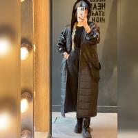 کاپشن استین چرم