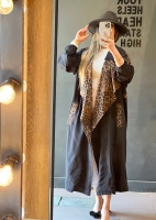 مانتو ترکیبی پلنگی