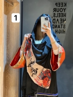شال دستک سنتی و مرواید دوزی شده