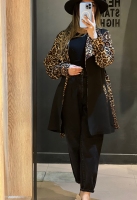 مانتو کوتاه پلنگی