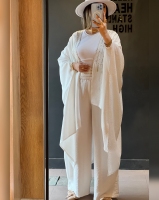 ست vipمانتو و شلوار خرجکاری شده