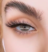 مژه یکسره Vip دنباله دار کم فر
