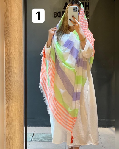 شال رنگی رنگی