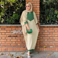 مانتو پیراهنی خرجکار هندی