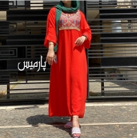 مانتو پیراهنی نیلا
