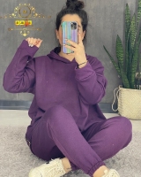 ست هودی شلوار کنار زیپ