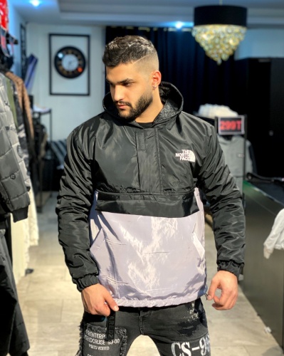 سویشرت برند NORTH FACE ترکیبی دو رنگ