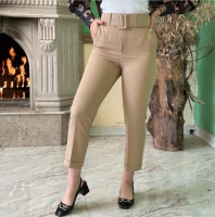 شلوار راسته کمربندار