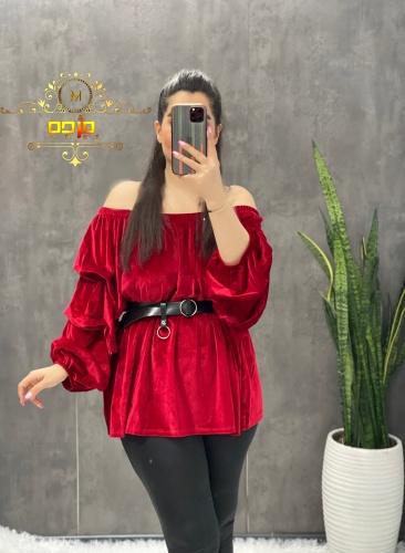 شومیز مخمل وارداتی