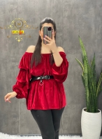 شومیز مخمل وارداتی