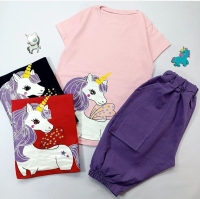 تیشرت شلوارک اسب تک شاخ