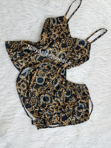 تاپ و شلوارک طرحدار ورساچ